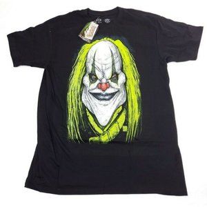 Spencers Get Down Art Cult of Fools Rellik The Killer Clown T Shirt Sz M
